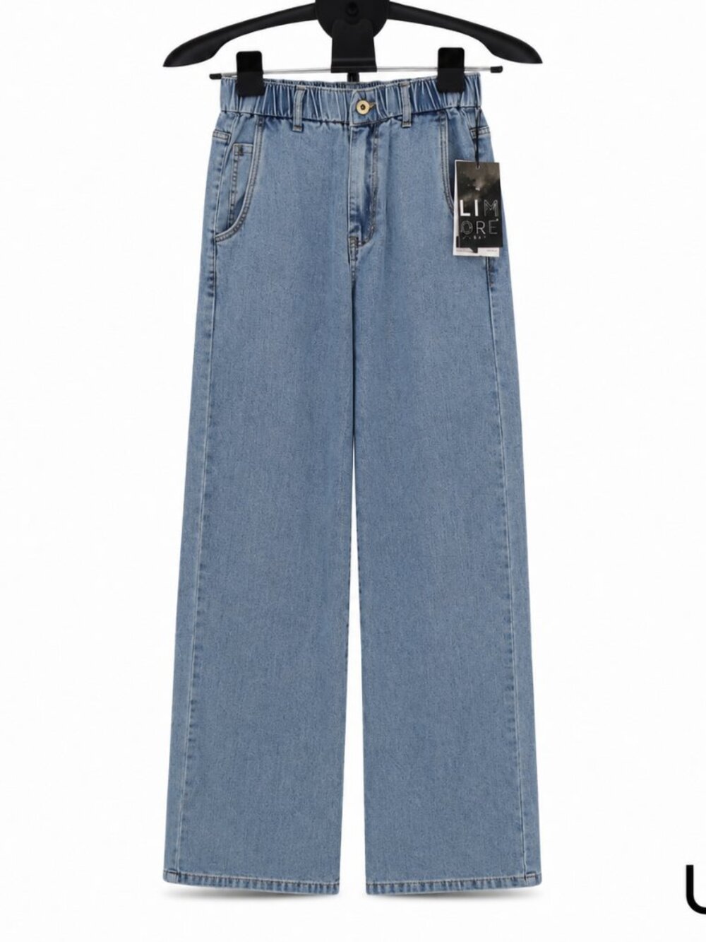 LIMORE Women’s Light Wash Wide Leg Jeans NWT | High Rise Denim